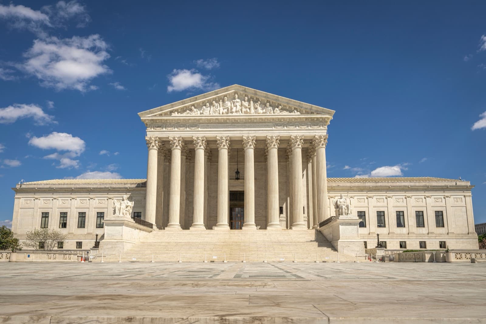 The US Supreme Court building in Washington DC, where the Learning Resources v. Trump IEEPA tariffs case was decided